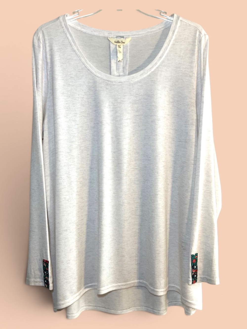 Matilda Jane White Narrator Tunic Modal Poly Size XL